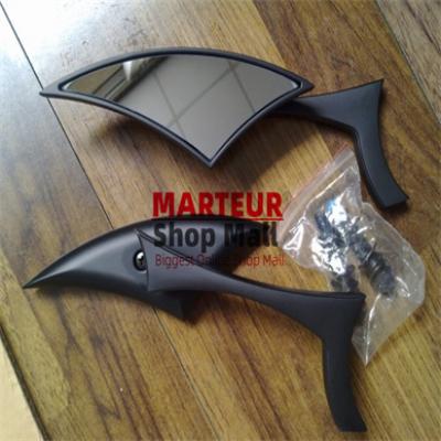 Motorcycle Mirrors for Universal fit for all naked bikes and cruiser bikes with 8mm/10mm Thread  (Except for Harley-Davi