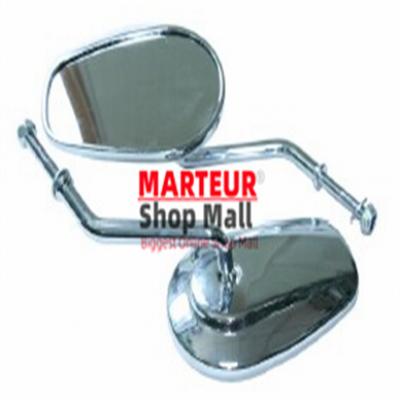 Motorcycle Mirrors for 1965-later all models(except VRSCF and XL1200X mounted below the handlebars). chrome